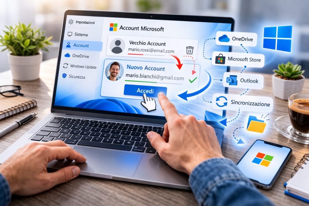 Cambiare account Microsoft Cambiare account Microsoft