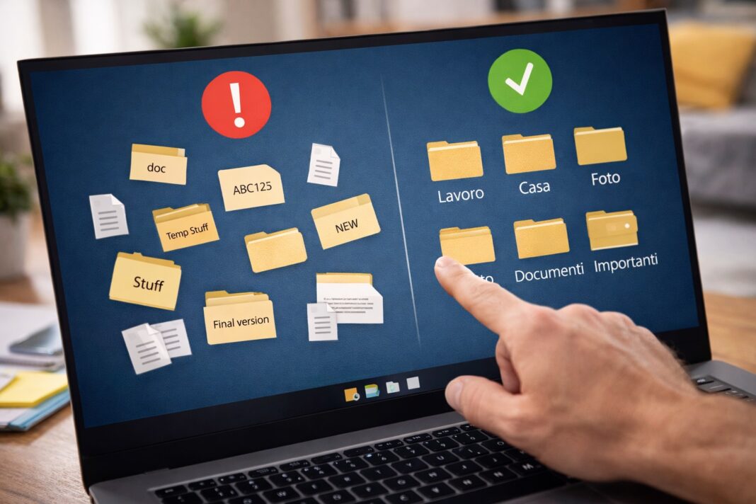 Come organizzare le cartelle Come organizzare le cartelle