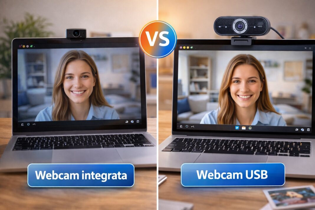 Webcam integrata vs USB Webcam integrata vs USB
