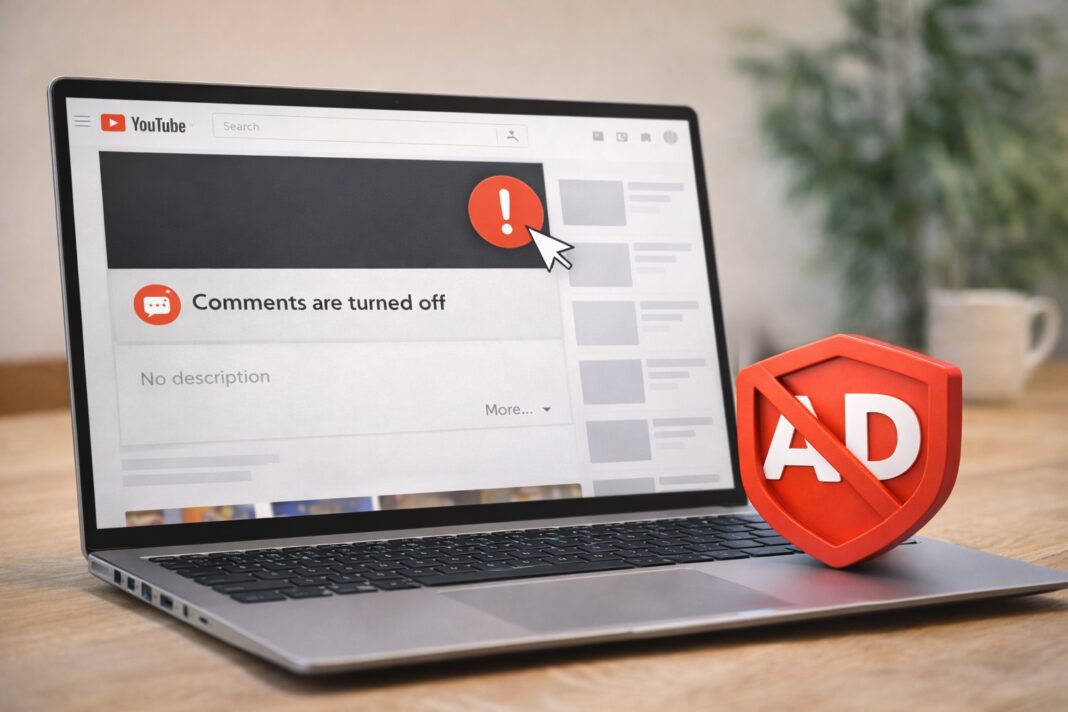 YouTube blocca i commenti