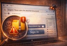 Allegati ZIP sospetti nelle email: come riconoscerli Allegati ZIP sospetti