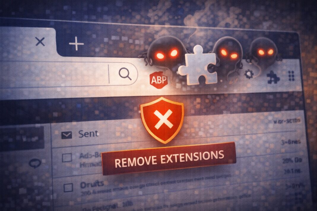 Estensioni invisibili nel browser Estensioni invisibili nel browser