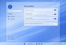 Icone e animazioni di Windows