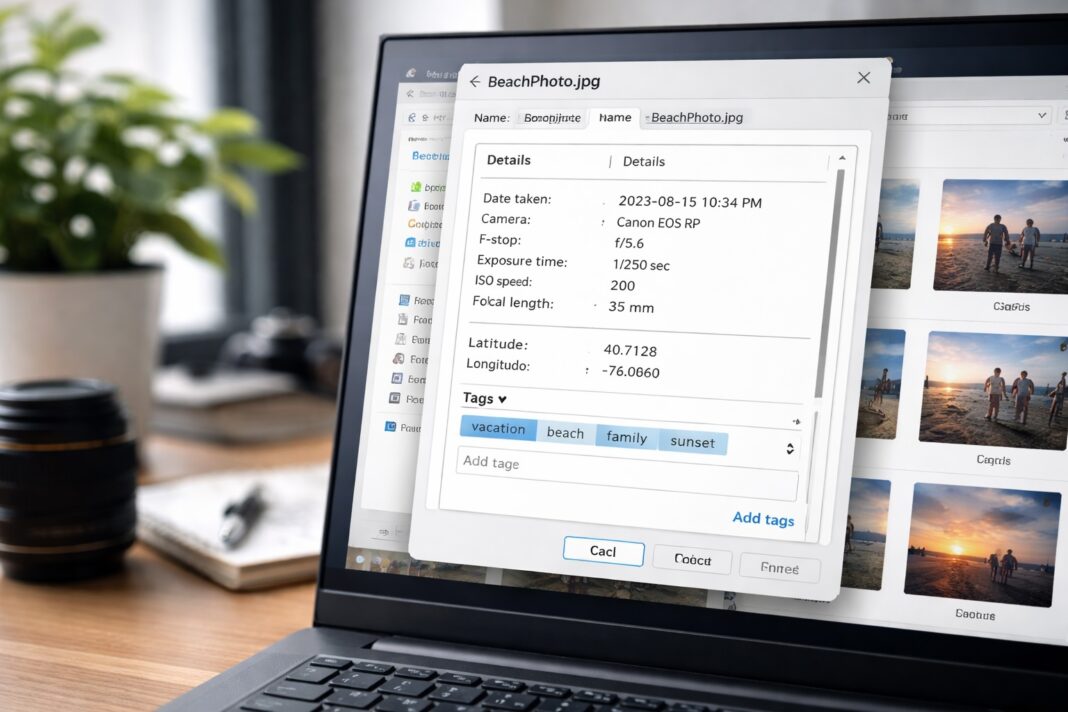 Tag e metadati nelle foto Tag e metadati nelle foto